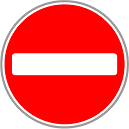 No Entry Sign