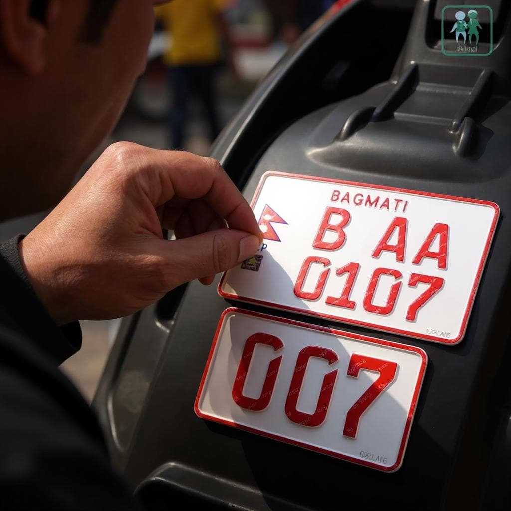 Embossed Number Plates in Nepal